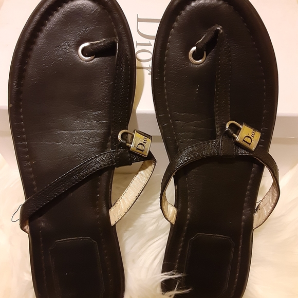 Dior Shoes - AUTHENTIC DIOR PADLOCK THONG